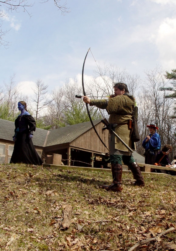 Sir Crestingstar Practicing Archery